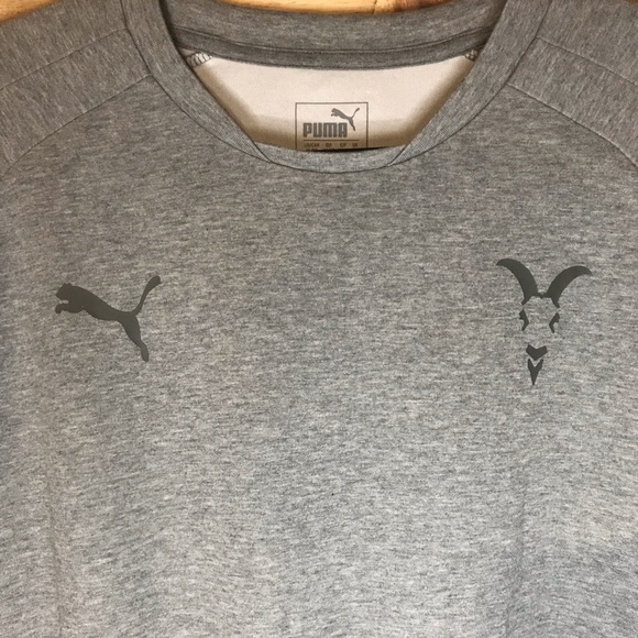 Puma grey men’s T-shirt size XL - Picture 3 of 5